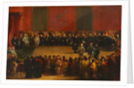 Grand Master Pinto and Council Receiving the Counts of Montegnacco and di Florio, c.1890 by E. Berghinz