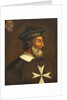 Grand Master Jean d'Homedes by Maltese School