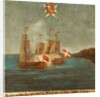Naval Battle, 1582, Gozo by Maltese School