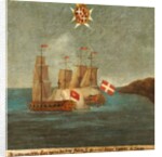 Naval Battle, 1582, Gozo by Maltese School