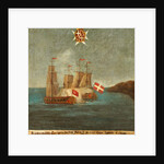 Naval Battle, 1582, Gozo by Maltese School