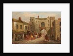 St John's Gate from the North with Coach and Horses, 1880 by J.C. Maggs