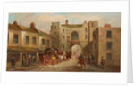 St John's Gate from the North with Coach and Horses, 1880 by J.C. Maggs