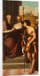 St John the Baptist, St John Chrysostom, St John the Evangelist and St Theodore by Sebastiano del (c.1485-1547) (after) Piombo