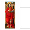 St. John the Baptist, exterior panel of the Weston Triptych, c.1480 by Rogier van der Weyden