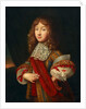 Portrait of a young knight holding insignia, c.1700 by Sebastien (school of) Bourdon