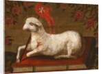 Agnus Dei with banner of the Order of St. John by Spanish School
