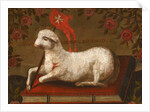 Agnus Dei with banner of the Order of St. John by Spanish School