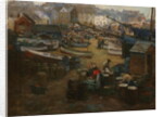 Packing Fish, St. Ives, c.1910 by Gwendoline Margaret Hopton