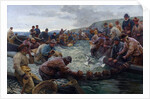 Tucking a School of Pilchards, 1897 by Percy Robert Craft