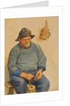 Fisherman with Corks by Frederick James McNamara Evans