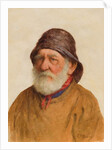 Old Fisherman by Frederick James McNamara Evans