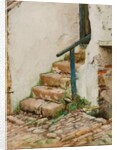 The Cottage Steps by Walter Langley
