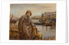 Fisherman on Newlyn Harbour Wall, 1920 by Henry Meynell Rheam