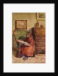 Girl Sitting Reading by John Guttridge Sykes