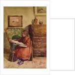 Girl Sitting Reading by John Guttridge Sykes