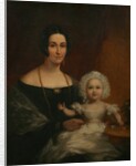 Mrs John Batten and Child by Richard Thomas Pentreath