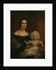 Mrs John Batten and Child by Richard Thomas Pentreath