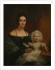 Mrs John Batten and Child by Richard Thomas Pentreath