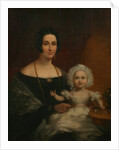 Mrs John Batten and Child by Richard Thomas Pentreath
