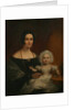 Mrs John Batten and Child by Richard Thomas Pentreath