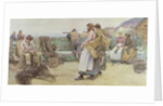 In a Cornish Fishing Village: Departure of the Fleet for the North, 1886 by Walter Langley