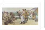 In a Cornish Fishing Village: Departure of the Fleet for the North, 1886 by Walter Langley