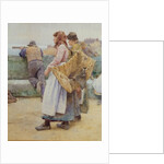 In a Cornish Fishing Village: Departure of the Fleet for the North by Walter Langley