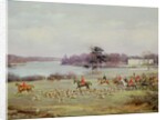 The South Cheshire Hunt in Combermere Park, 1904 by Godfrey Douglas Giles