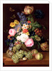 Flowers and fruit with a bird's nest on a Ledge, 1821 by Franz Xavier Petter
