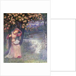 Woman Reading in a Garden by Marie Spartali Stillman