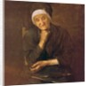 Old woman from Aulus by Marie Mrs Dujardin-Beaumetz Petiet