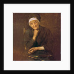 Old woman from Aulus by Marie Mrs Dujardin-Beaumetz Petiet