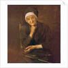 Old woman from Aulus by Marie Mrs Dujardin-Beaumetz Petiet