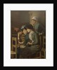 Young girls at church by Marie Mrs Dujardin-Beaumetz Petiet