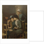 Young girls at church by Marie Mrs Dujardin-Beaumetz Petiet