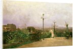 Paris seen from the heights of Montmartre by Jean d' Alheim