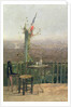 Paris seen from the heights of Montmartre by Jean d' Alheim