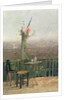 Paris seen from the heights of Montmartre by Jean d' Alheim