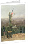 Paris seen from the heights of Montmartre by Jean d' Alheim