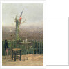 Paris seen from the heights of Montmartre by Jean d' Alheim
