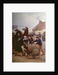 The Pardon in Brittany by Theophile Louis Deyrolle