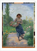 Picking flowers, 1897 by Albert Lambert