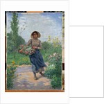 Picking flowers, 1897 by Albert Lambert