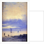 Seascape, Saint-Malo beach by Auguste Herst