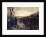 General Lapasset burning his flags, 26th October 1870, 1882 by Etienne Dujardin-Beaumetz
