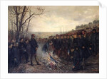 General Lapasset burning his flags, 26th October 1870, 1882 by Etienne Dujardin-Beaumetz