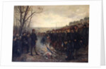General Lapasset burning his flags, 26th October 1870, 1882 by Etienne Dujardin-Beaumetz