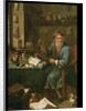 The Alchemist's study by David the Elder Teniers
