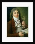 Portrait of Fabre d'Eglantine with his golden eglantine by Francois Thomire
